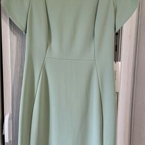 Calvin Klein Light Green Mini Dress